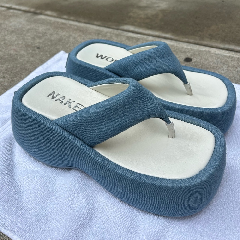 NAKED WOLFE 🐺  Chunky Sandals